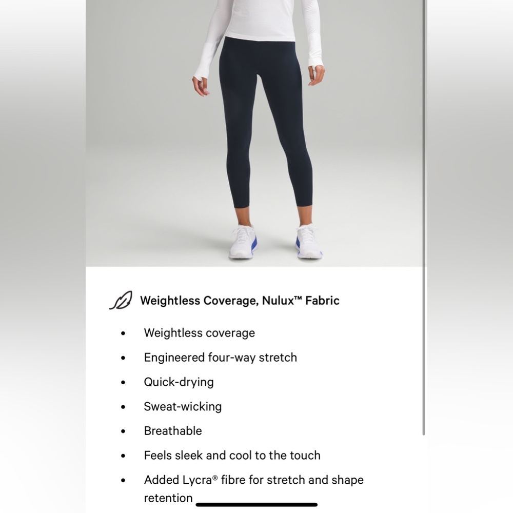 Lululemon Base Pace High-Rise Running Tight - Picture 8 of 11